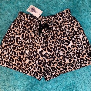 Cheetah print shorts nwt